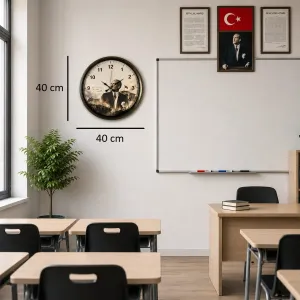 Eskitme Metal Duvar Saati 40 cm · Model 40112E