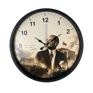 Siyah Plastik Duvar Saati 36 cm · Model PP-36112B