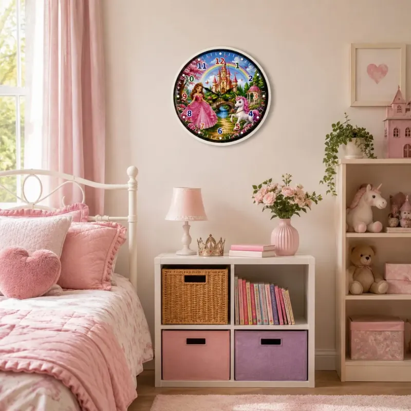 Beyaz Plastik Duvar Saati · Model PP-36135W