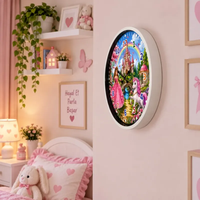 Beyaz Plastik Duvar Saati · Model PP-36135W