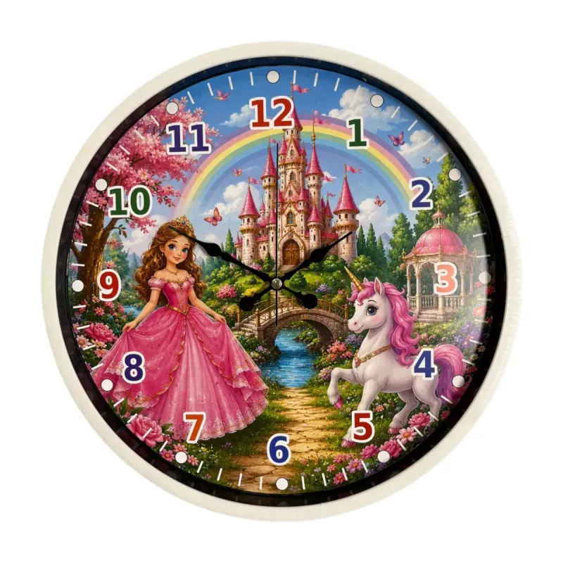 Beyaz Plastik Duvar Saati · Model PP-36135W