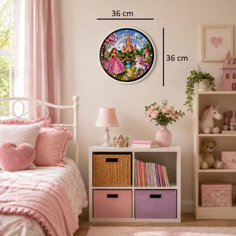 Beyaz Plastik Duvar Saati · Model PP-36135W