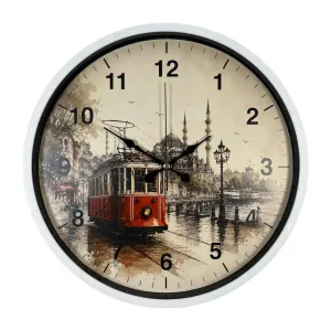 Beyaz Plastik Duvar Saati 36 cm · Model PP-36101W