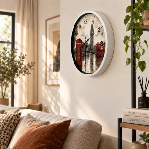 Beyaz Plastik Duvar Saati 36 cm · Model PP-36103W