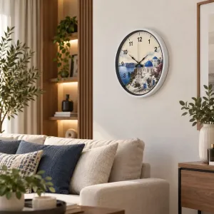 Beyaz Plastik Duvar Saati 36 cm · Model PP-36108W