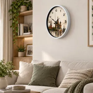 Beyaz Plastik Duvar Saati 36 cm · Model PP-36110W