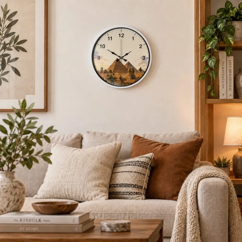 Beyaz Plastik Duvar Saati 36 cm · Model PP-36111W
