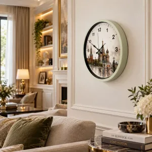 Krem Plastik Duvar Saati 36 cm · Model PP-36110X