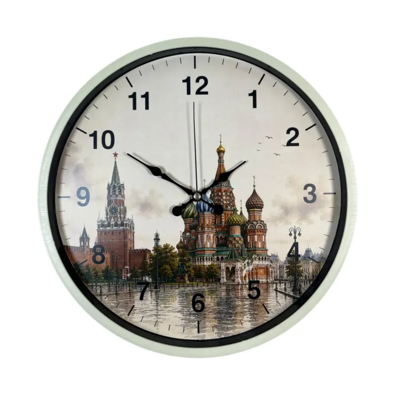 Krem Plastik Duvar Saati 36 cm · Model PP-36110X