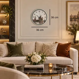 Krem Plastik Duvar Saati 36 cm · Model PP-36110X