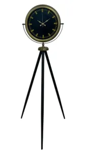 Eskitme Metal Ayaklı Tripod Saat 150 x 45 cm · Model AS-4088E