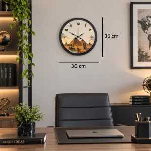 Siyah Plastik Duvar Saati 36 cm · Model PP-36111B