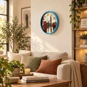 Turkuaz Plastik Duvar Saati 36 cm · Model PP-36103T