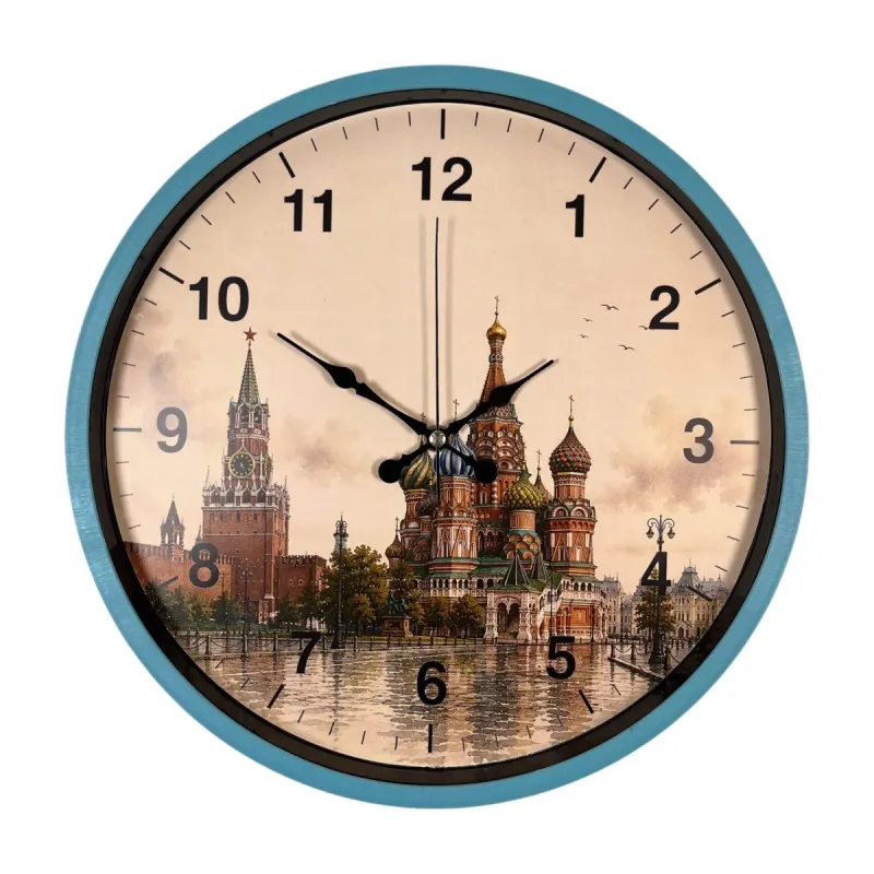 Turkuaz Plastik Duvar Saati 36 cm · Model PP-36110T