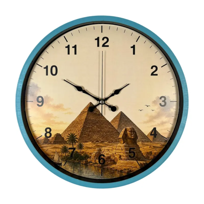 Turkuaz Plastik Duvar Saati 36 cm · Model PP-36111T