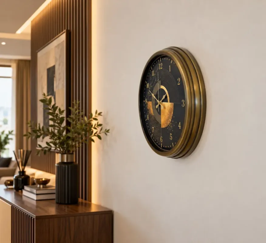 Eskitme Metal Duvar Saati 40 cm · Model 40122E
