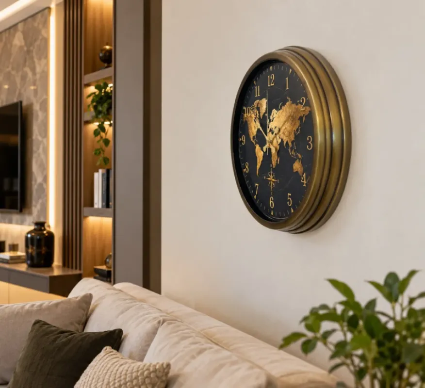 Eskitme Metal Duvar Saati 40 cm · Model 40123E