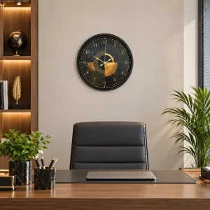 Siyah Plastik Duvar Saati 36 cm · Model PP-36122B