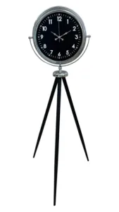 Krom Metal Ayaklı Tripod Saat 150 x 45 cm · Model AS-4007K