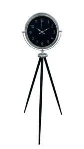 Krom Metal Ayaklı Tripod Saat 150 x 45 cm · Model AS-4047K