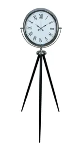 Krom Metal Ayaklı Tripod Saat 150 x 45 cm · Model AS-4054K