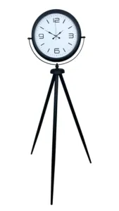 Siyah Metal Ayaklı Tripod Saat 150 x 45 cm · Model AS-4008B