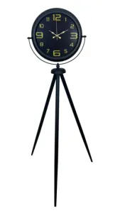 Siyah Metal Ayaklı Tripod Saat 150 x 45 cm · Model AS-4010B