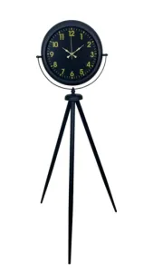 Siyah Metal Ayaklı Tripod Saat 150 x 45 cm · Model AS-4023B