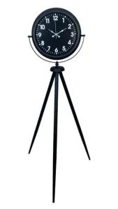 Siyah Metal Ayaklı Tripod Saat 150 x 45 cm · Model AS-4031B