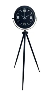Siyah Metal Ayaklı Tripod Saat 150 x 45 cm · Model AS-4045B