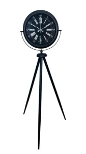Siyah Metal Ayaklı Tripod Saat 150 x 45 cm · Model AS-4059B