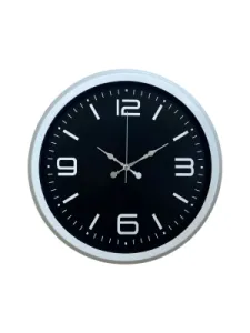 Beyaz Metal Duvar Saati 40 cm · Model 4045W