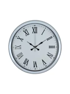 Roma Rakamlı Beyaz Metal Duvar Saati 40 cm · Model 4054W