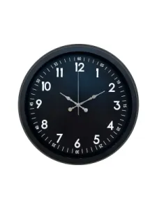 Siyah Metal Duvar Saati 40 cm · Model 4007B