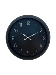 Siyah Metal Duvar Saati 40 cm · Model 4047B