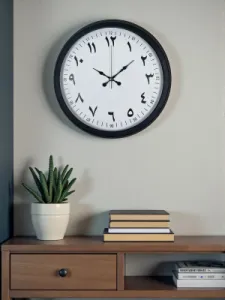 Siyah Metal Duvar Saati 40 cm · Model 4099B