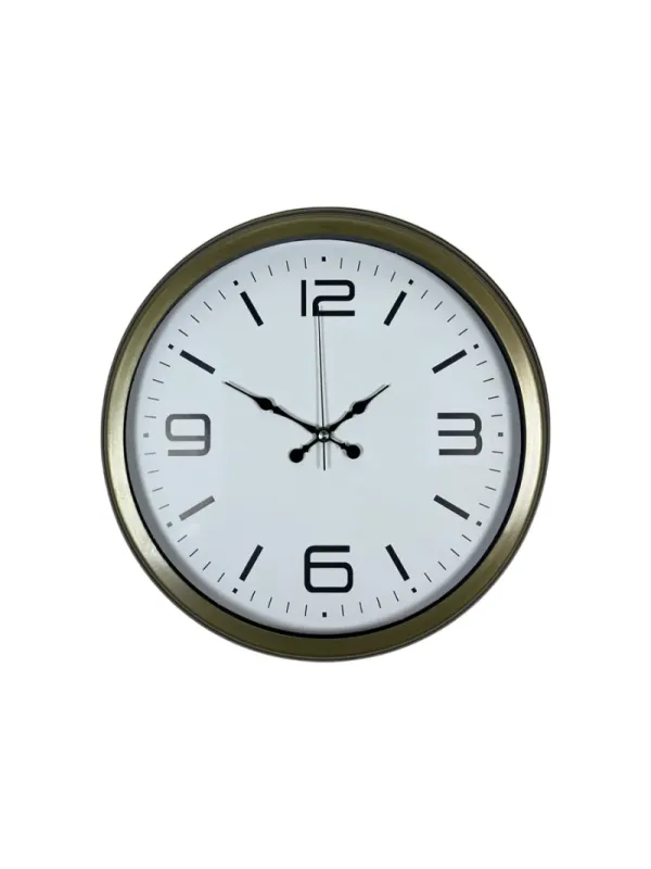 Retro Görünümlü Eskitme Metal Duvar Saati 40 cm · Model 4008E