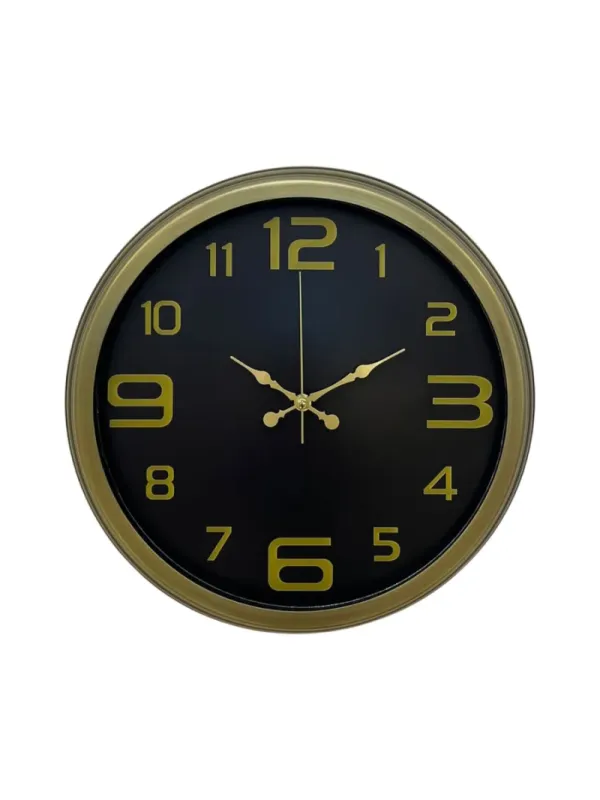 Retro Görünümlü Eskitme Metal Duvar Saati 40 cm · Model 4010E