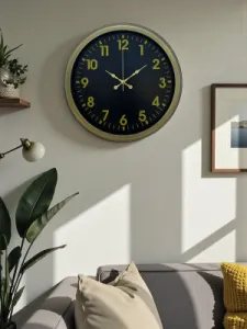 Eskitme Metal Duvar Saati 40 cm · Model 4023E