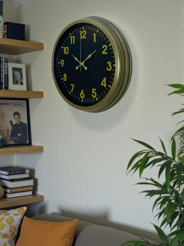 Eskitme Metal Duvar Saati 40 cm · Model 4023E