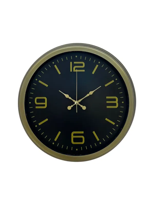 Retro Görünümlü Eskitme Metal Duvar Saati 40 cm · Model 4044E